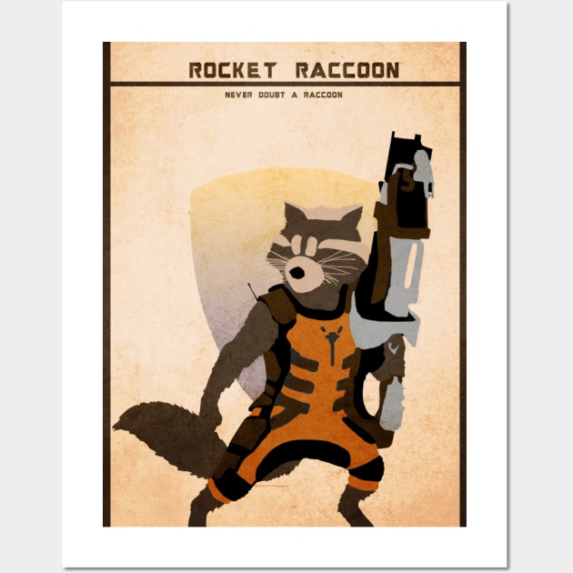 Rocket Poster Wall Art by luban